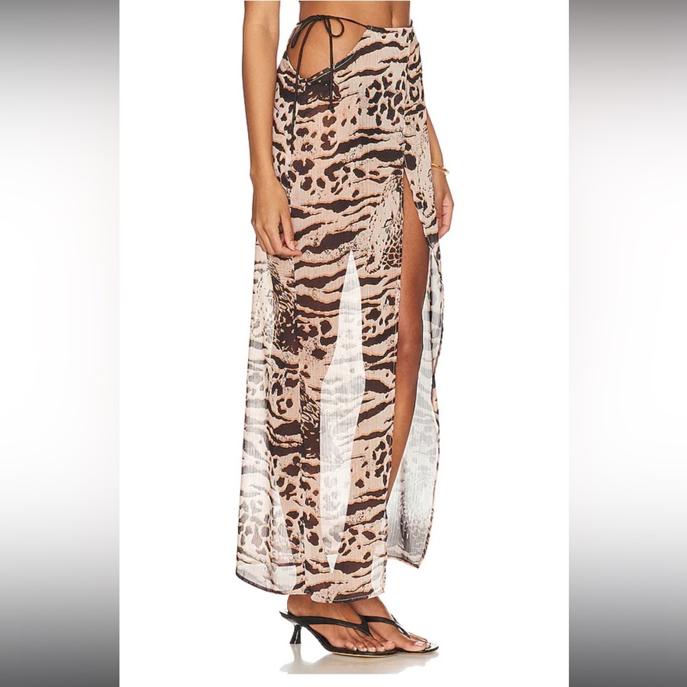 Paradiso Maxi Skirt in Nude Vintage Leopard XS 🐆 brand new with tags never worn